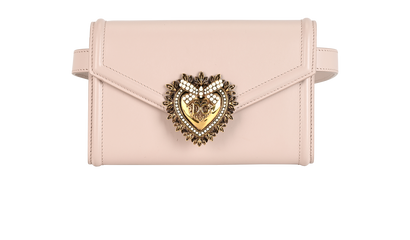 Devotion Belt Bag, &pound;450, Handbags, Pink, Leather, Front view